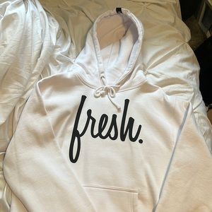 White Fresh Hoodie